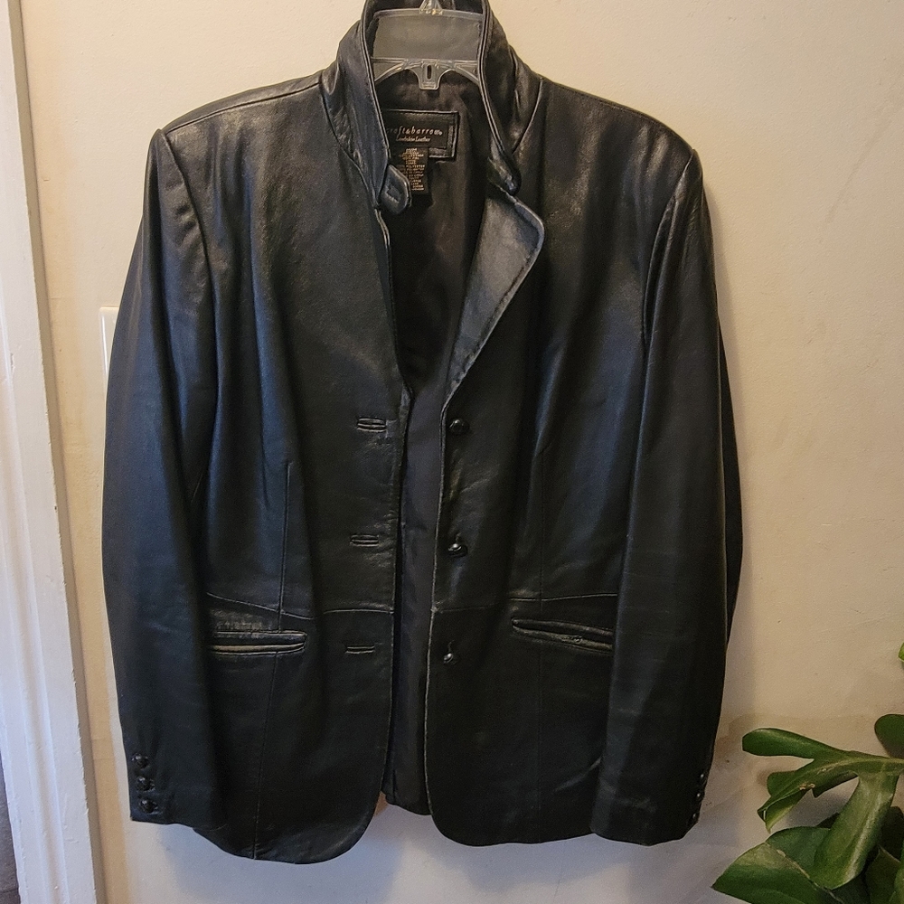 Croft & Barrow Leather Jacket Size Medium